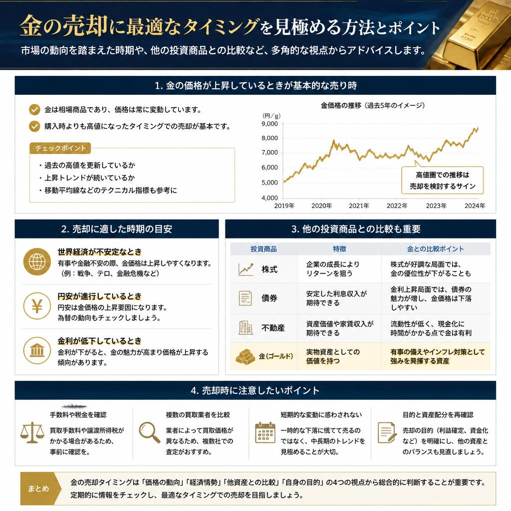 売却タイミングを見極める方法